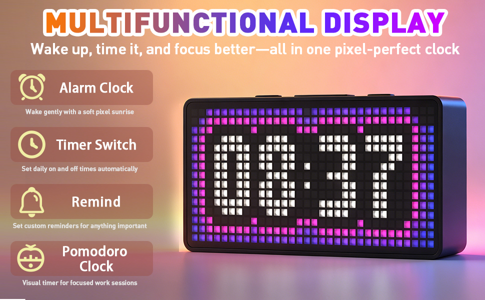 Programmable Pixel Digital Clock