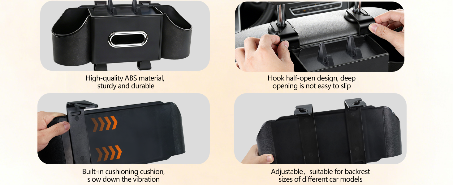 3-in-1 Car Backseat Organizer