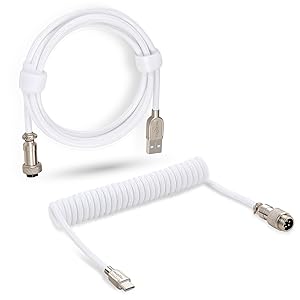 Type C Mechanical Keyboard Coiled Cable