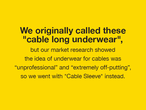 Cable sleeves description mobile