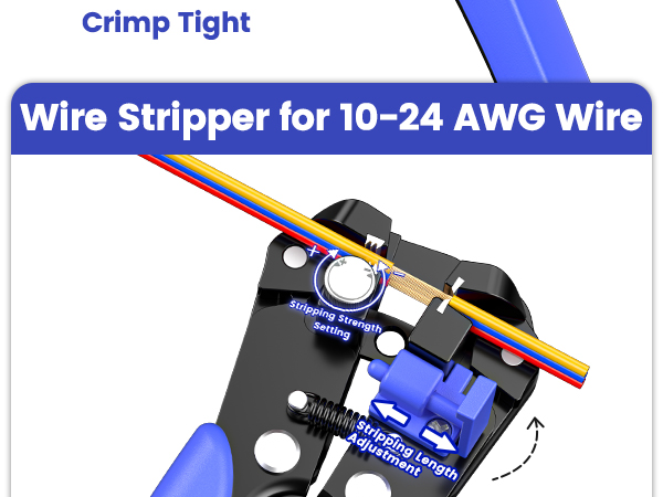 Ratcheting Crimper Tools-Available For Insulated Nylon Connectors and Electrical Wire Connectors