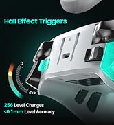 Dual Hall Effect PC Controller-No Drift No Dead Zone, Bluetooth Controller for PC Windows/iPhone/...