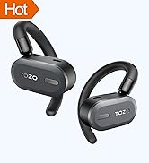 TOZO O2 True Open Ear Wireless Headphones Lightweight with Multi-Angle Adjustment, Bluetooth 5.3 ...