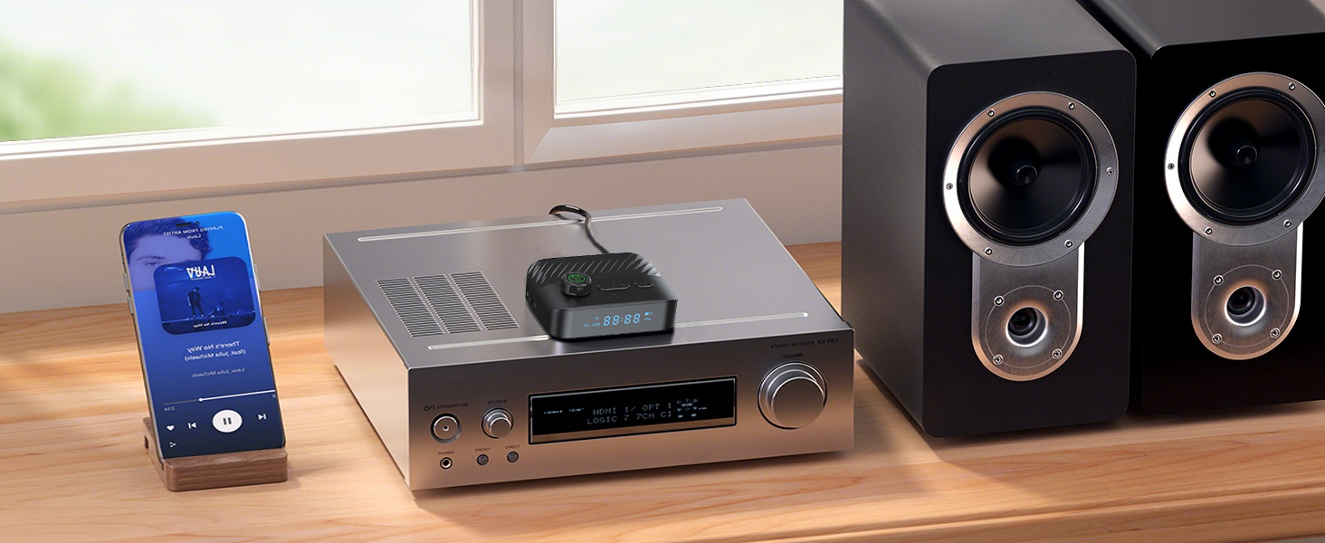 Bluetooth receiver for home stereo