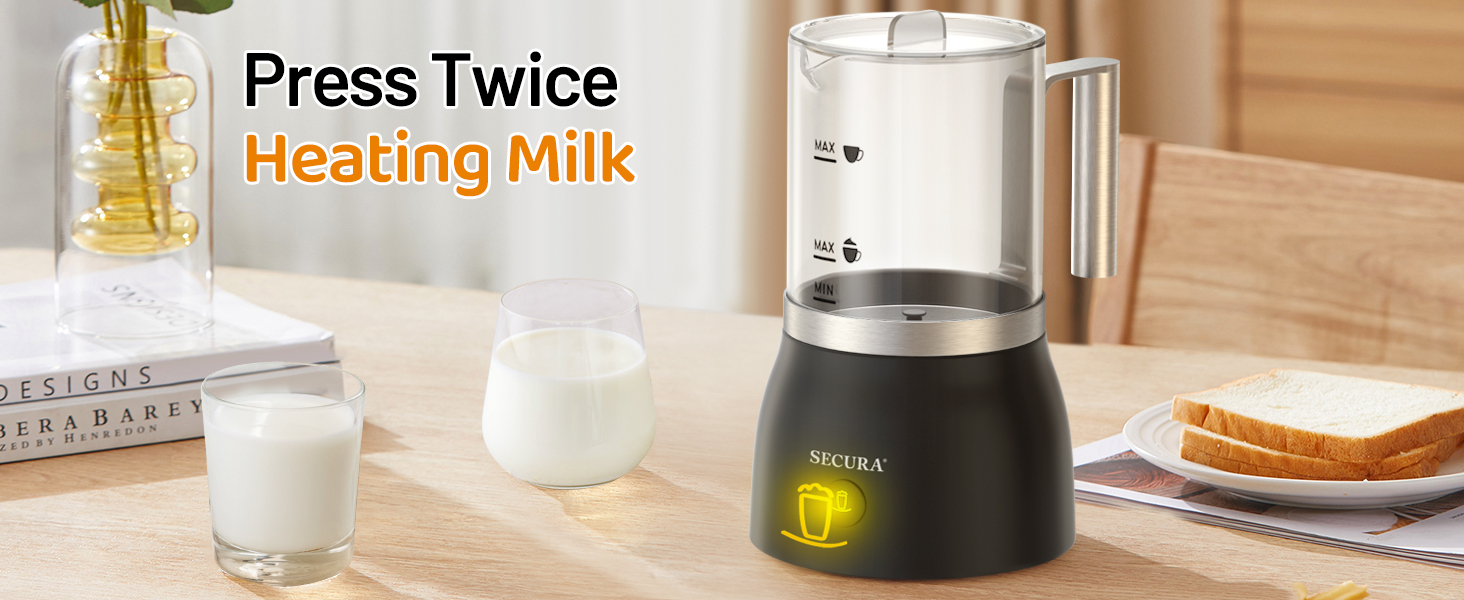 milk frother and steamer