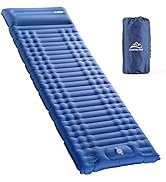 Elegear Self Inflating Sleeping Pad for Camping, 4" Ultra-Thick Camping Mattress Pad with Pillow ...