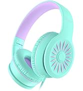 Elecder i45 On-Ear Headphones with Microphone - Foldable Stereo Bass Headphones with No-Tangle 1....