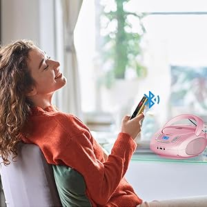 bluetooth boombox cd player