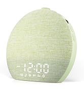 Geuuap Sunrise Alarm Clock White Noise Sound Machine for Bedroom | Natural Wake-Up Light with 30 ...