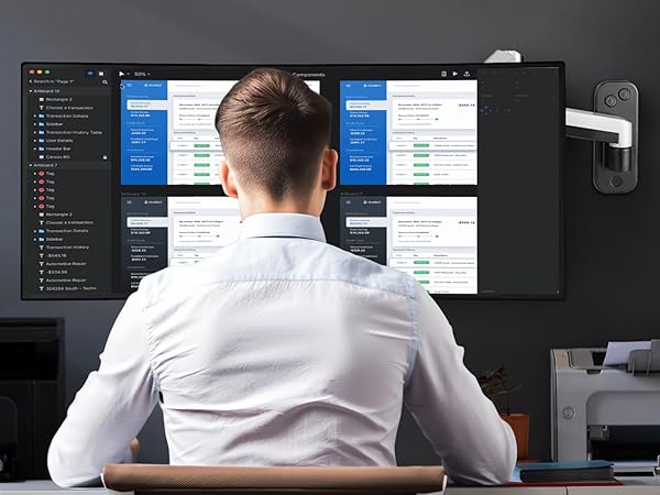 AVLT Single Extended 13 inch to 32 inch Monitor Wall Mount