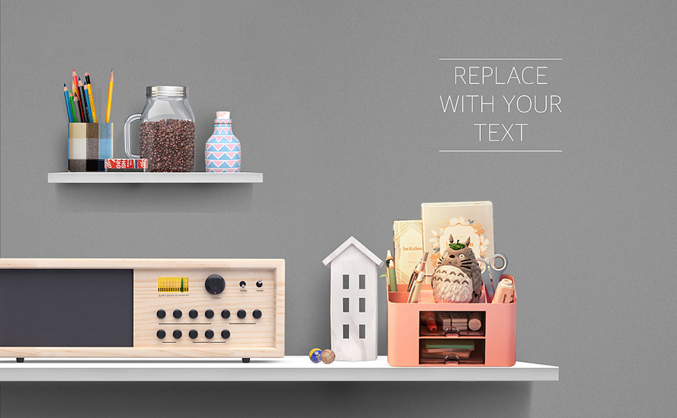 Plastic Table Organiser with Drawer, Multifunctional Desk Organiser, Pen Holder