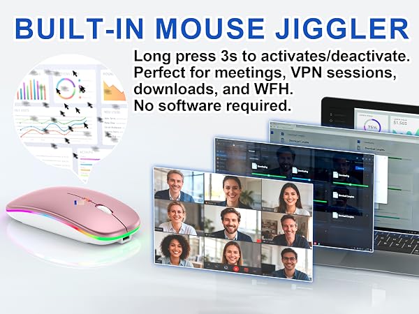 mouse jiggler mouse wiggler trackpad jiggler automatic mouse mover wireless mac wireless mouse