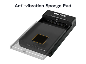 2.5 inch 7mm 9.5mm sata I II III ssd hdd reader case support 4 raid modes