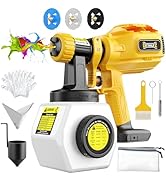 DIYtoolifz Cordless Paint Sprayer Compatible with Dewalt 20V Battery, 1200ML Electric Spray Paint...