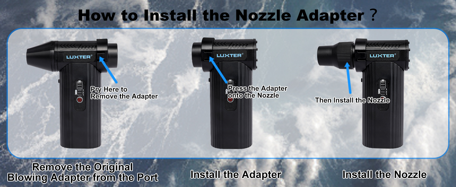 compressed air duster for cleaning PC, computer, keyboard, electric air blower duster