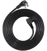 90 Degree Computer Power Cord - 10FT Flat Low Profile Angled NEMA 5-15 Plug to IEC C13 Power Cord...