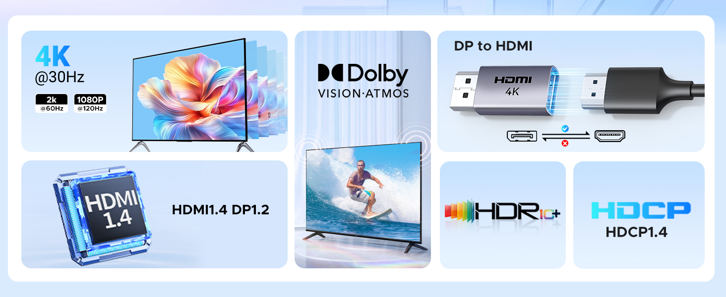 dp tp hdmi adapter