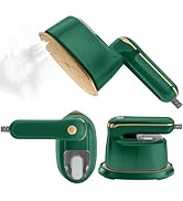 Liebssen Mini Steam Iron, 2-IN-1 Handheld Travel Steam Iron,1100W &amp; 15s Fast Heat Up, Portable St...