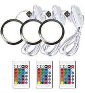 3PCS Remote Control RGB LED Lamp Kit 001 for Bambu Lab H2D/X1/P1P/A1 – Remote Control &amp; Customiza...