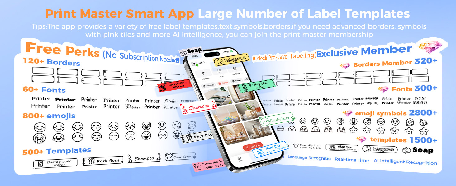 phomemo label maker machine with tape
