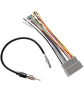 NuIth 70-6502 Car Radio Wiring Harness w/Antenna Adapter Connector Fits for 2002-2007 Dodge Ram, ...