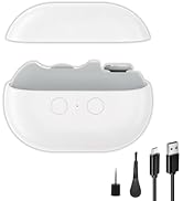 Blessource Electric Nail Clipper,2-in-1 Electric Nail Trimmer Polishing&amp;Fragments Storage with Le...