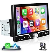 Single Din Car Stereo Carplay Android Auto, Driauto 7 Inch HD Touch Screen Car Radio with Bluetoo...