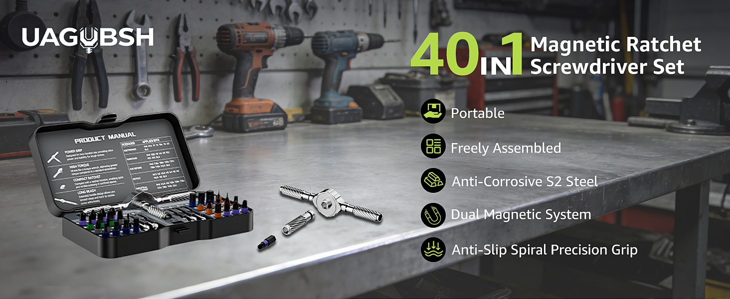 40 in 1 Magnetic Screwdriver Set