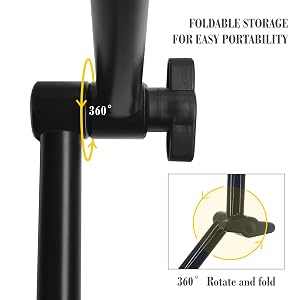 chair umbrella with clamp adjustable