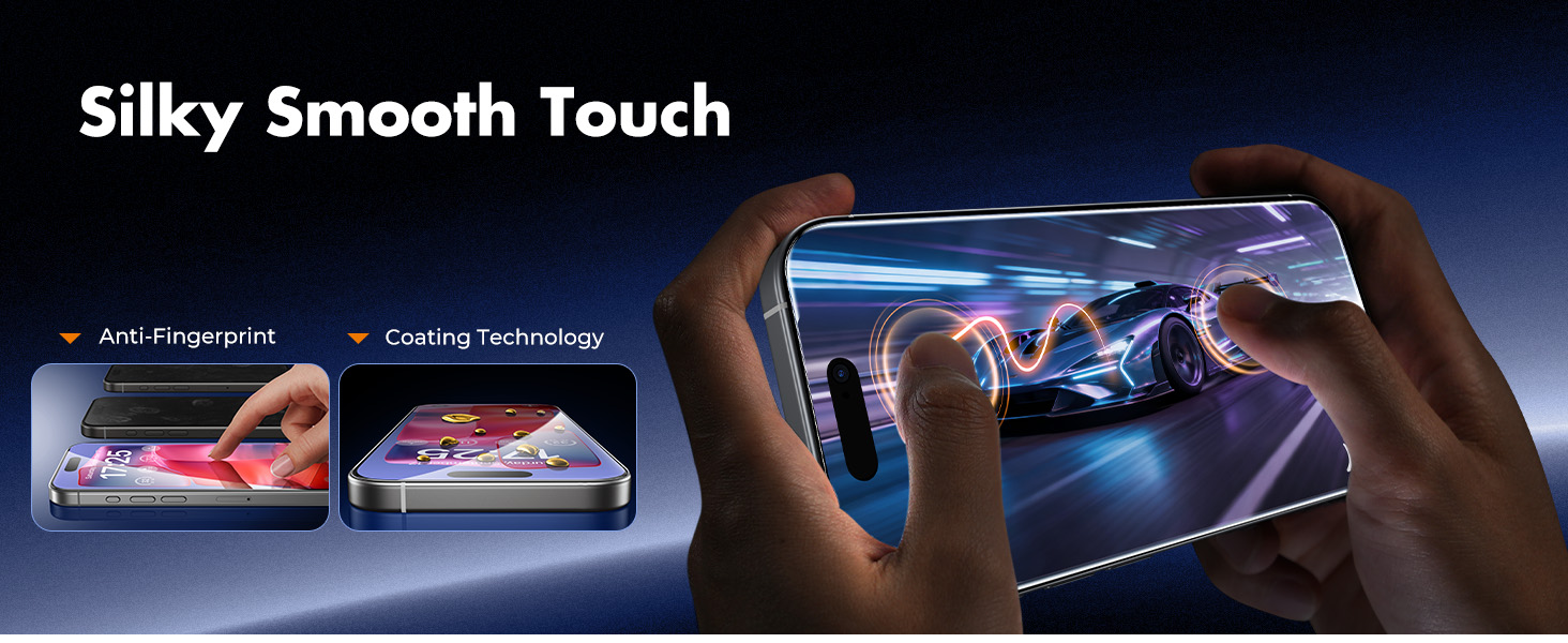 UNBREAKcable iPhone 16 Pro Screen Protector Tempered Glass