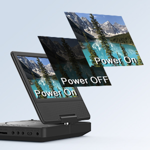 portable dvd player with large screen