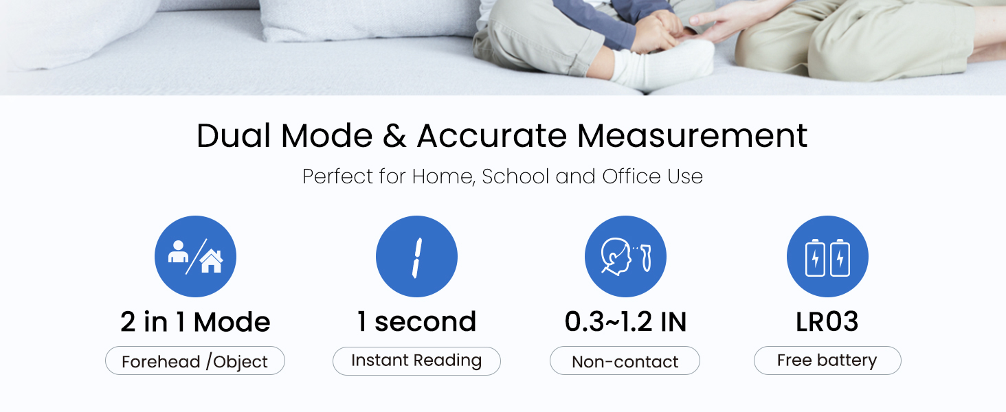 thermometer forehead for adults and kids