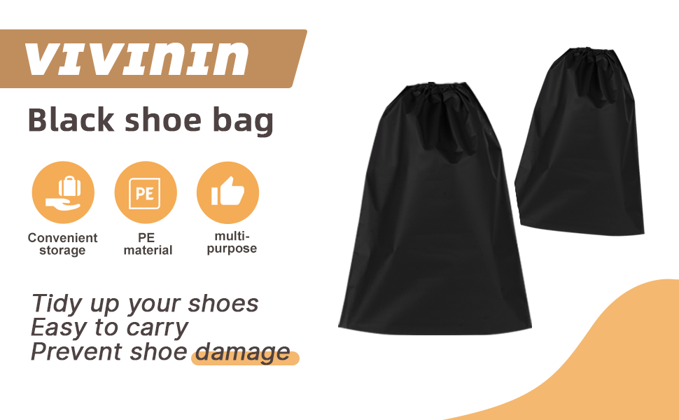 18 Pack Shoe Bags for Travel, 11.8in x 15.7in Travel Shoe Bags for Packing, 