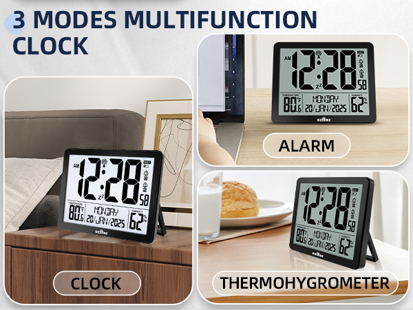 atomic clock with backlight