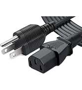 Chanzon PC Monitor Power Cord Personal Computer 10A 125V UL Certificated Vizio 3 Prong for Plasma...