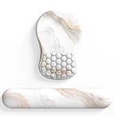 eulps Mouse Pad with Wrist Rest, Ergonomic Memory Foam Keyboard Wrist Pad & Mousepad Wrist Suppor...