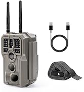 GardePro E8 2.0 Trail Camera WiFi 64MP 4K Game Camera with Dual Antennas, No Glow Night Vision, M...