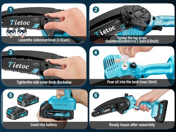 cordless mini chainsaw