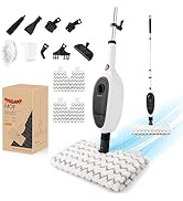 REECOO Steam Mops for Floor Cleaning, Unique Double-Sided Flip Design, 15 Seconds Fast Heating,10...