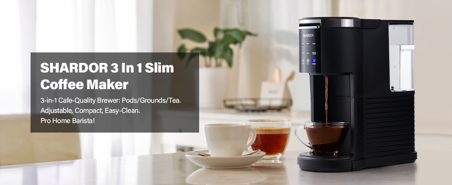3 in 1 coffee maker