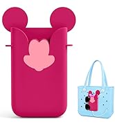 Silicone Phone Holder Compatible with Bogg Bag, Cute Ears Design Universal Phone Case Attachment ...