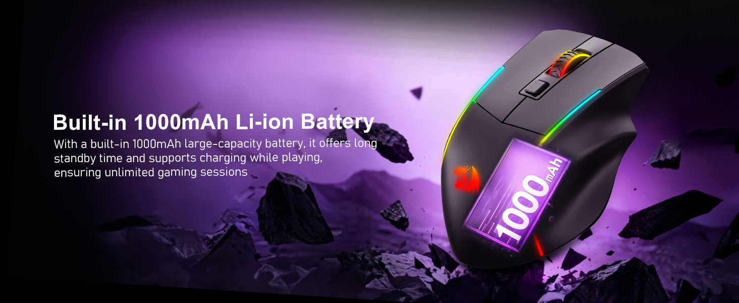 1000mAH battery
