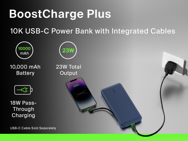  Image of belkin power pack with text reading boostcharge plus.