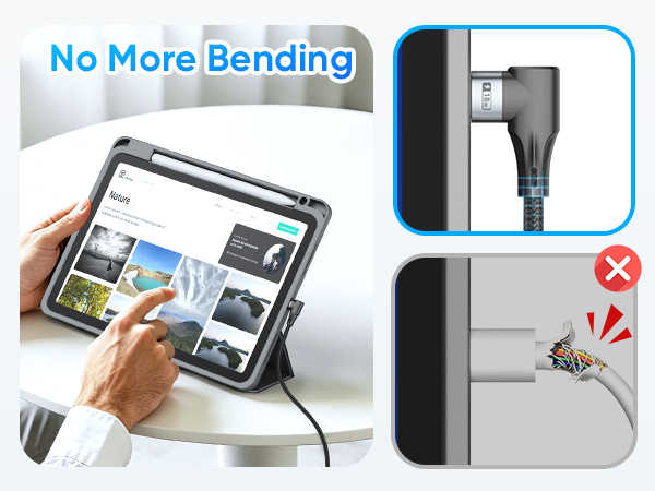 right angle usb c to usb a