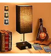 Nightstand Lamp Black