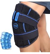 NEWGO Knee Ice Pack Wrap for Knee Replacement Surgery Recovery, 2-Hour Long Lasting Cold Therapy ...