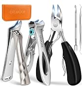 DRMODE Toenail Clippers for Seniors Thick Toenails, Large Toe Nail Clippers for Men Thick Nails w...