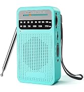 Portable Radio AM FM with Best Reception, Goodes Transistor Radio with Loud Speaker, 2AA Battery ...