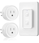 Remote Control Outlet, WILAWELS Wireless Light Switch, Expandable Remote Outlet Switch for Light,...