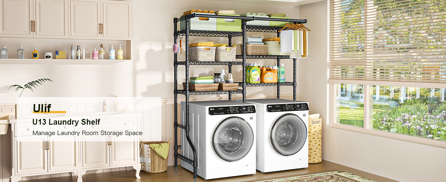 laundry room shelves